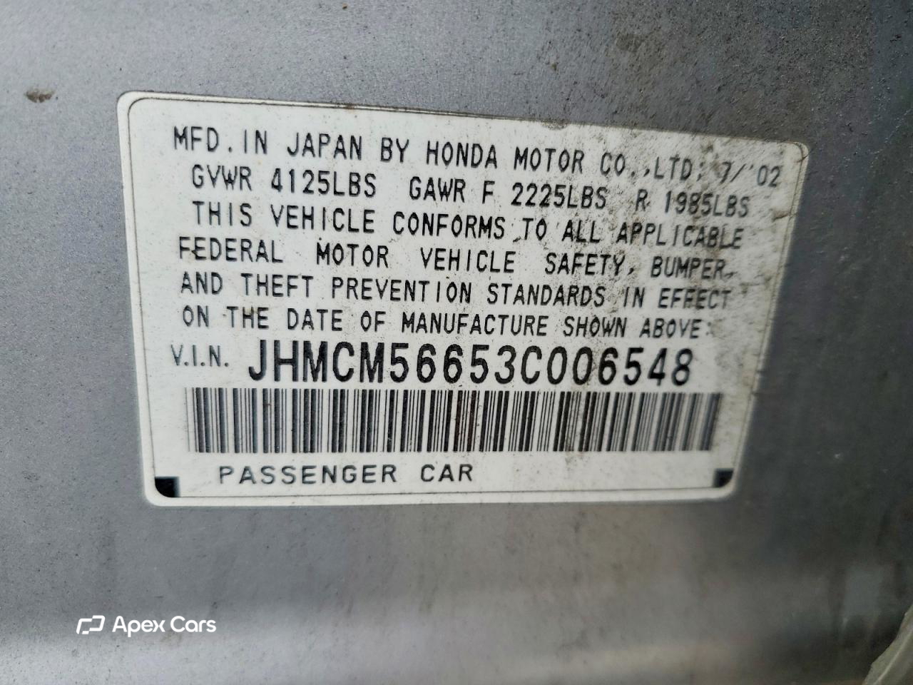 Honda Accord 2003