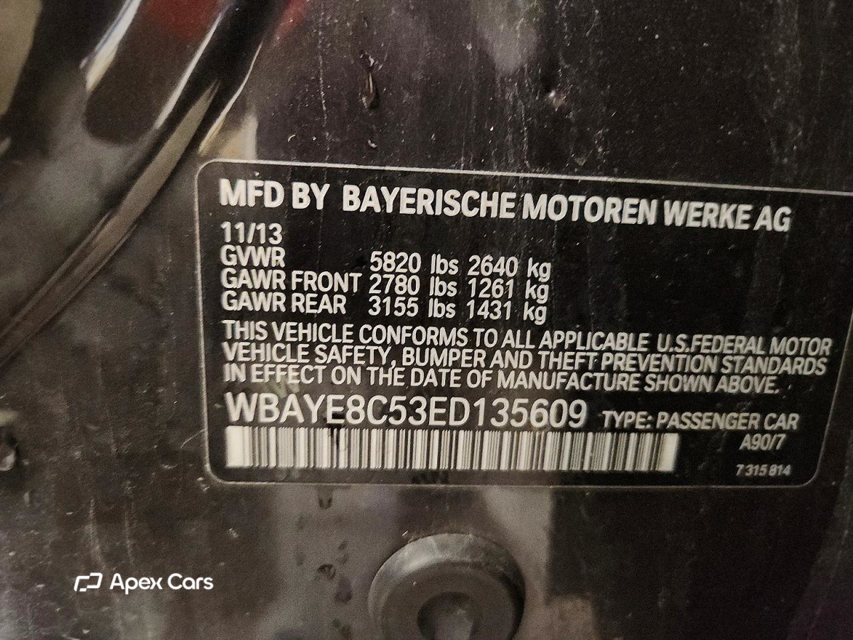 BMW Series 7 2014