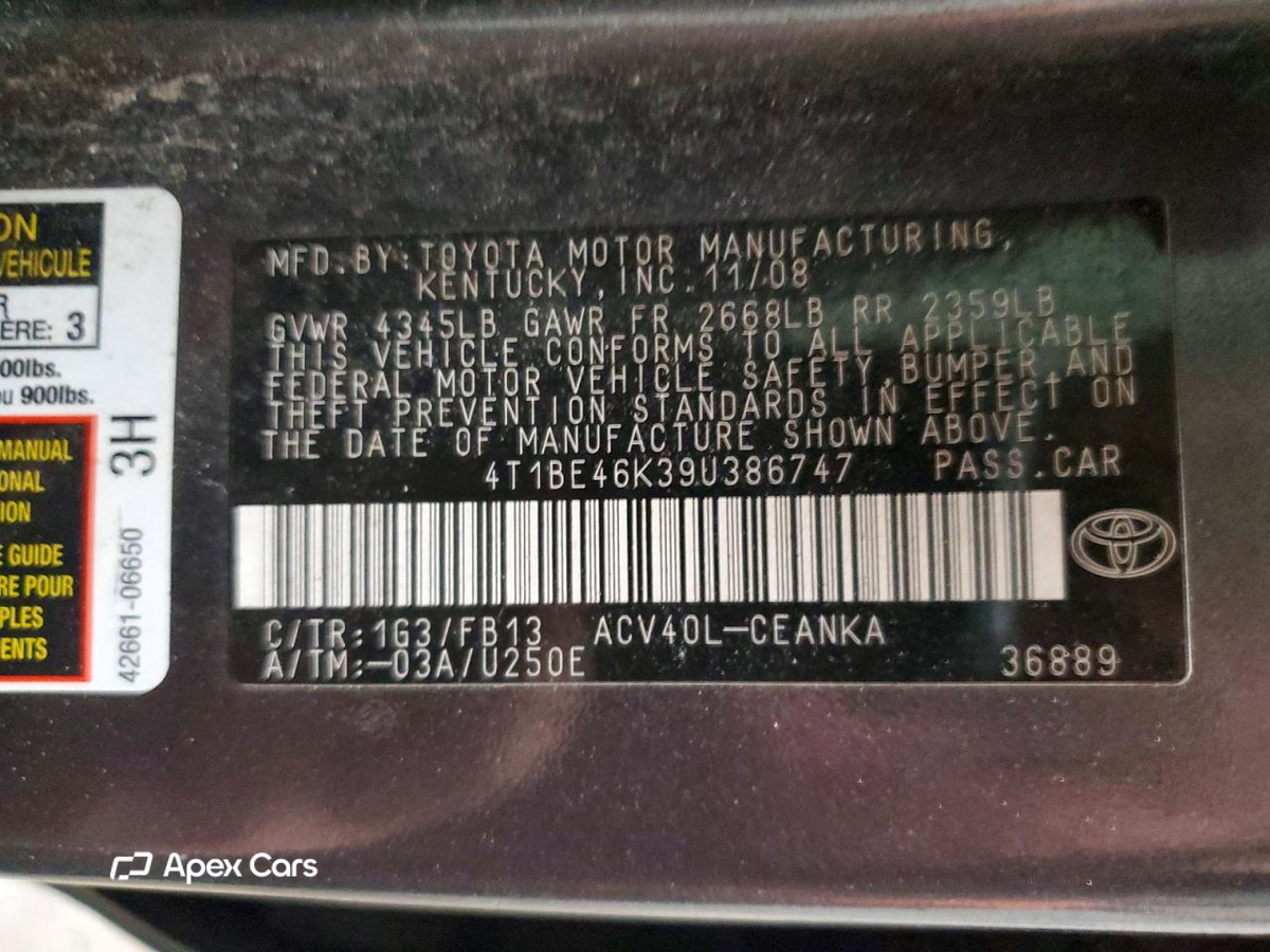 Toyota Camry 2009