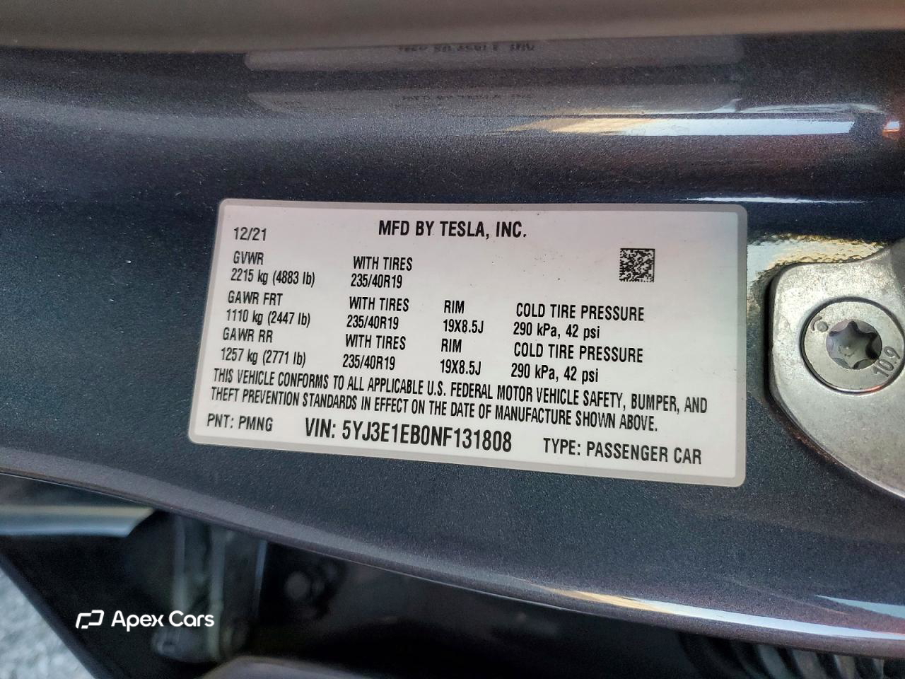 Tesla Model 3 2022