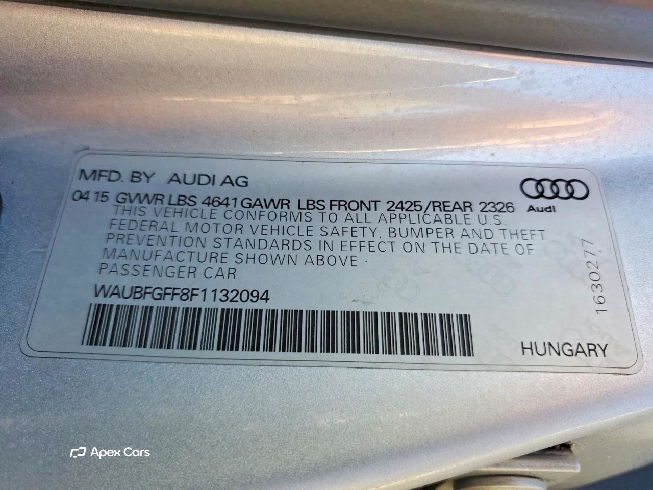 Audi S3 2015