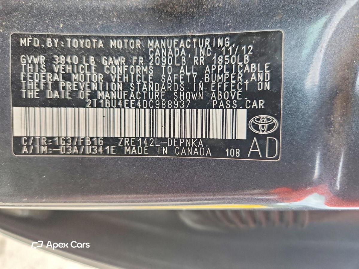 Toyota Corolla 2013