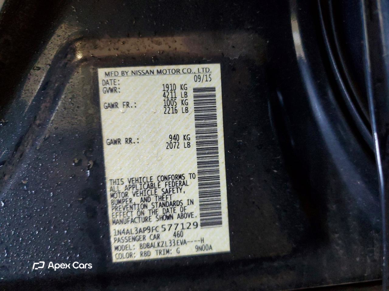 Nissan Altima 2015