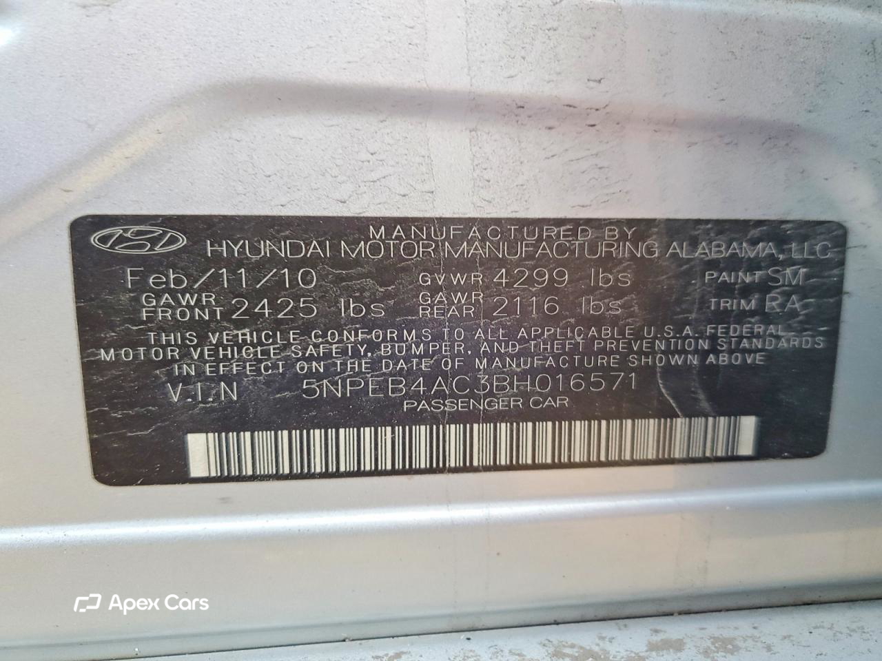 Hyundai Sonata 2011