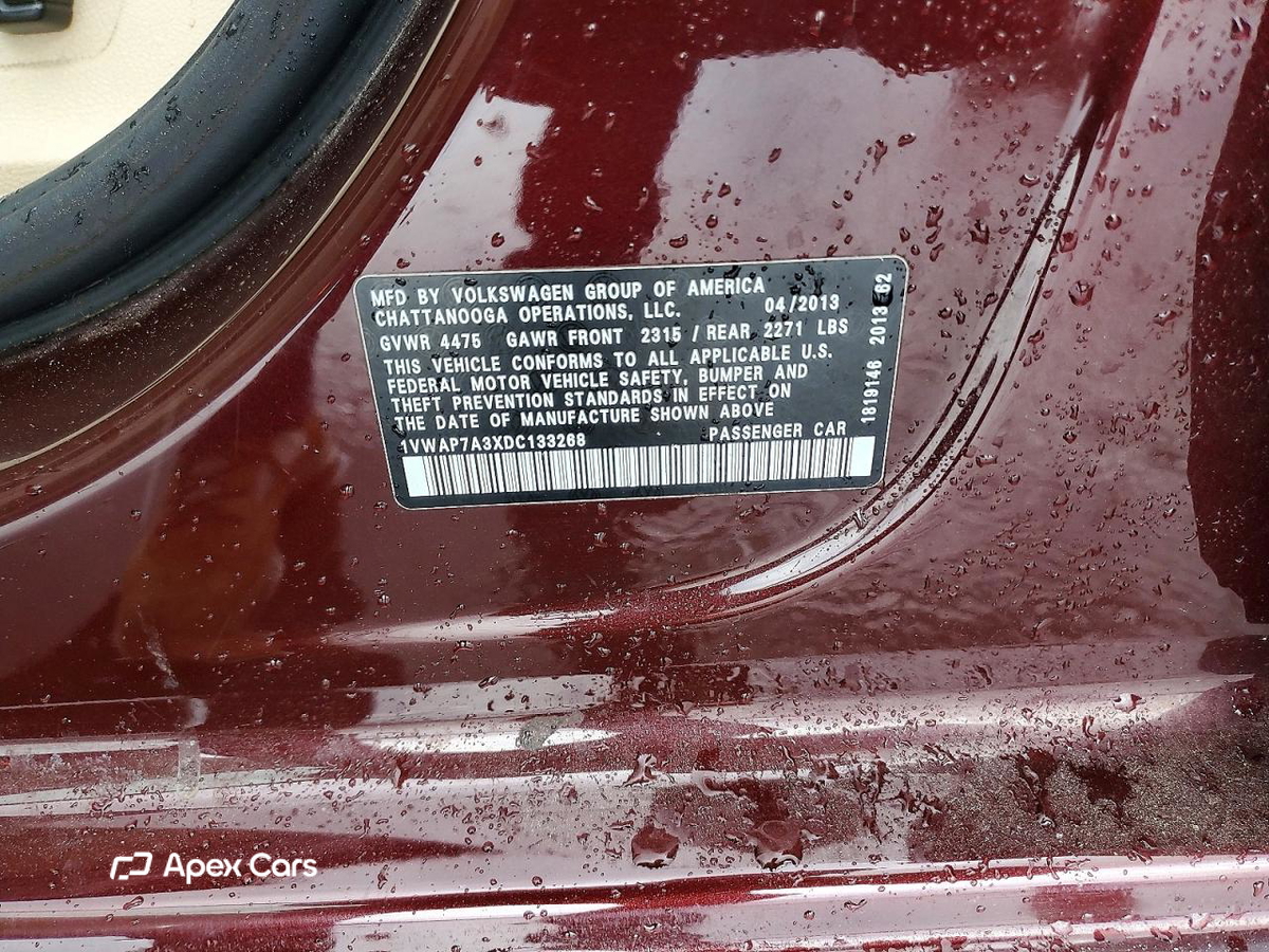 Volkswagen Passat 2013