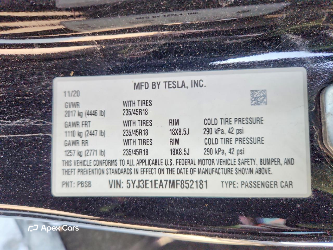 Tesla Model 3 2021