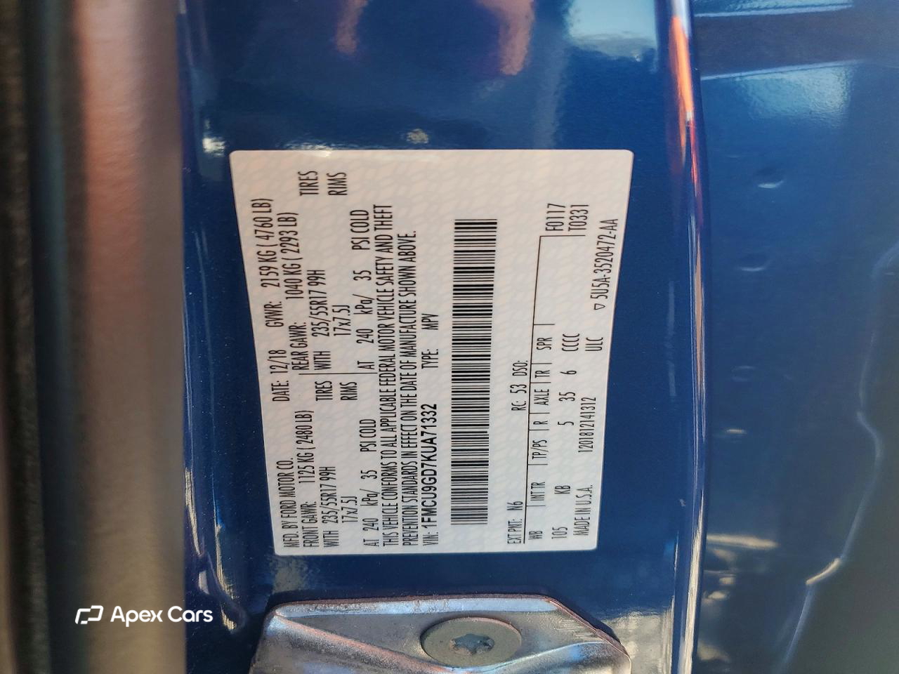 Ford Escape 2019