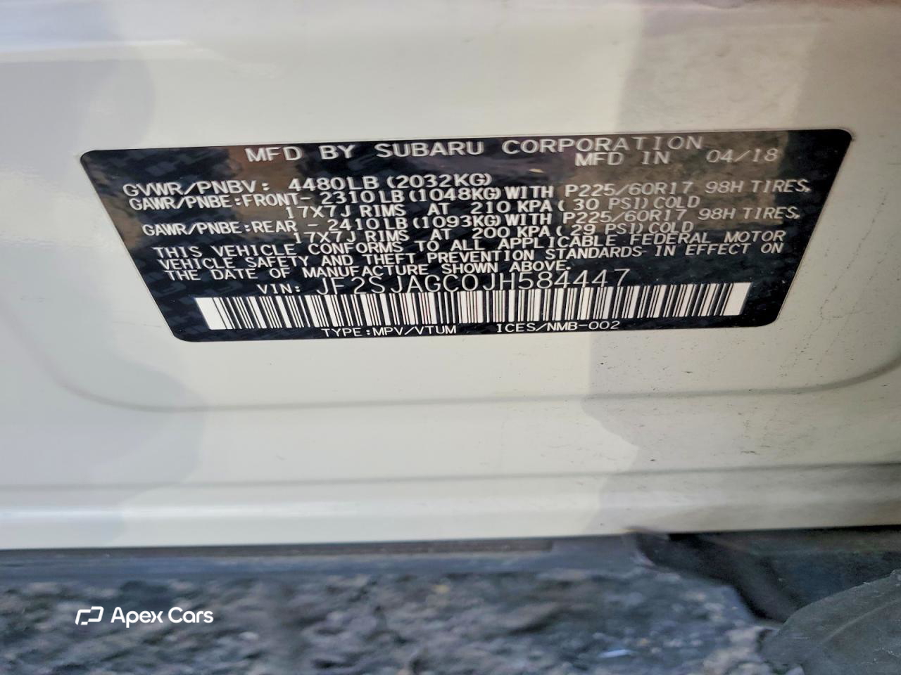Subaru Forester 2018