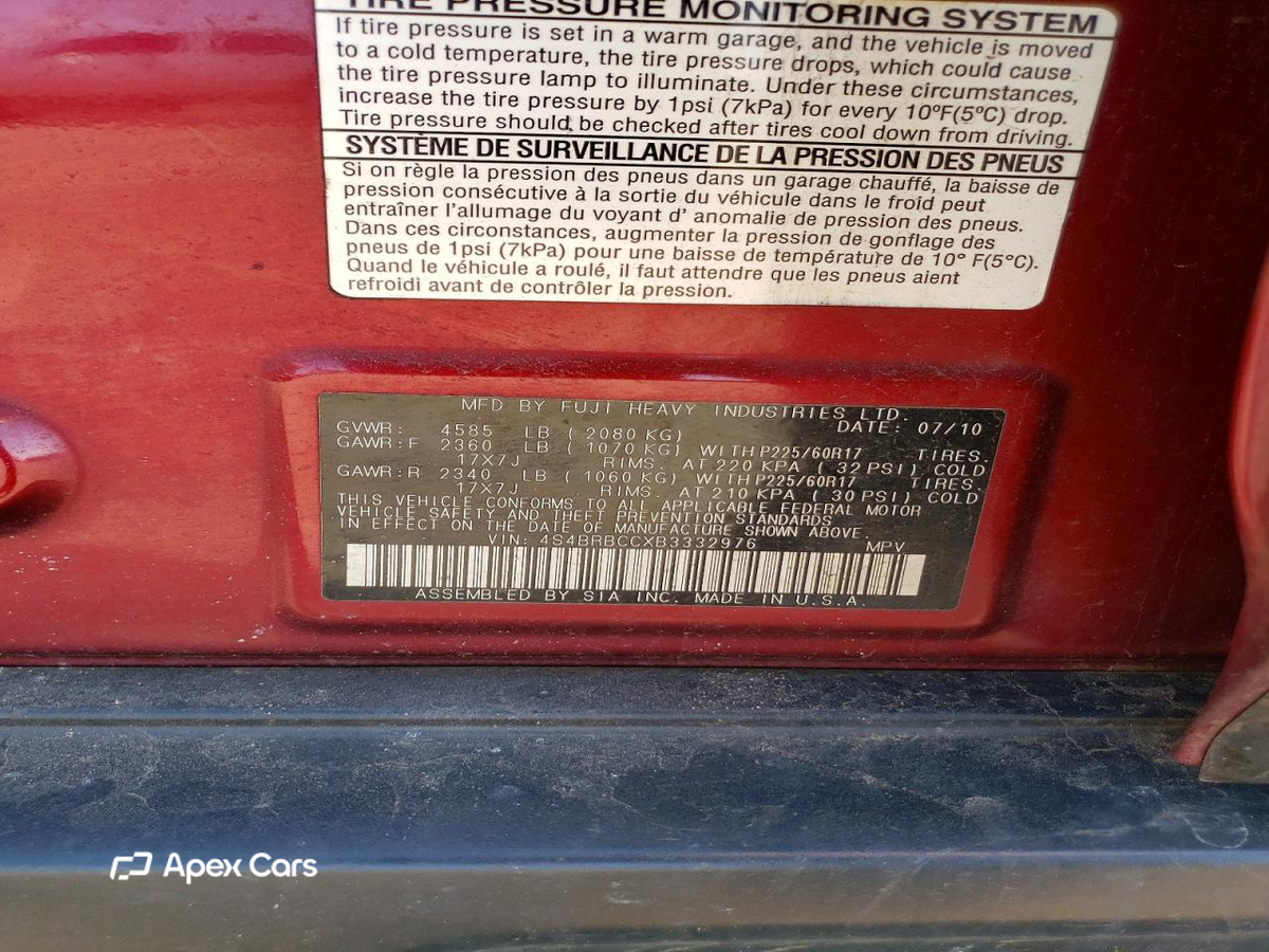 Subaru Outback 2011