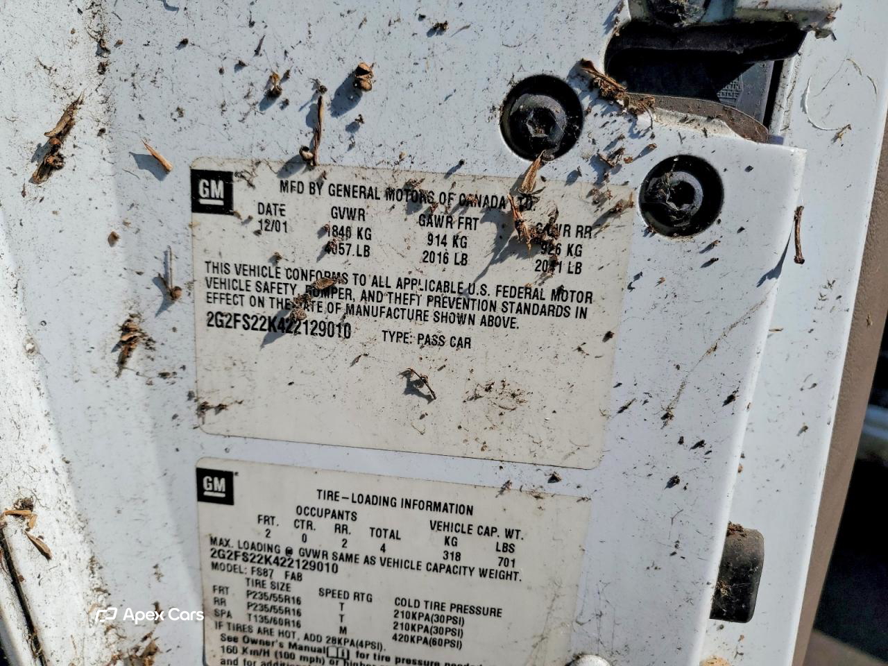 Pontiac Firebird 2002