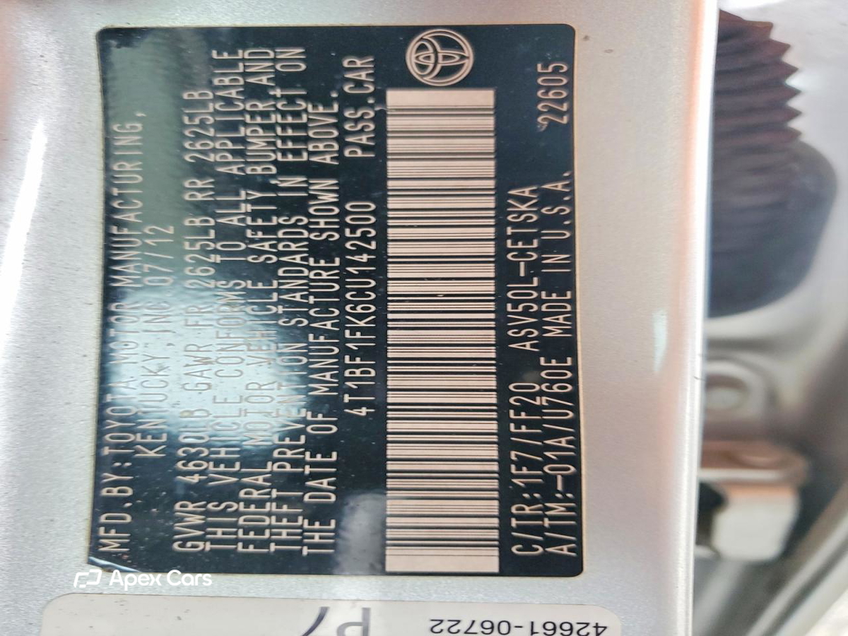 Toyota Camry 2012