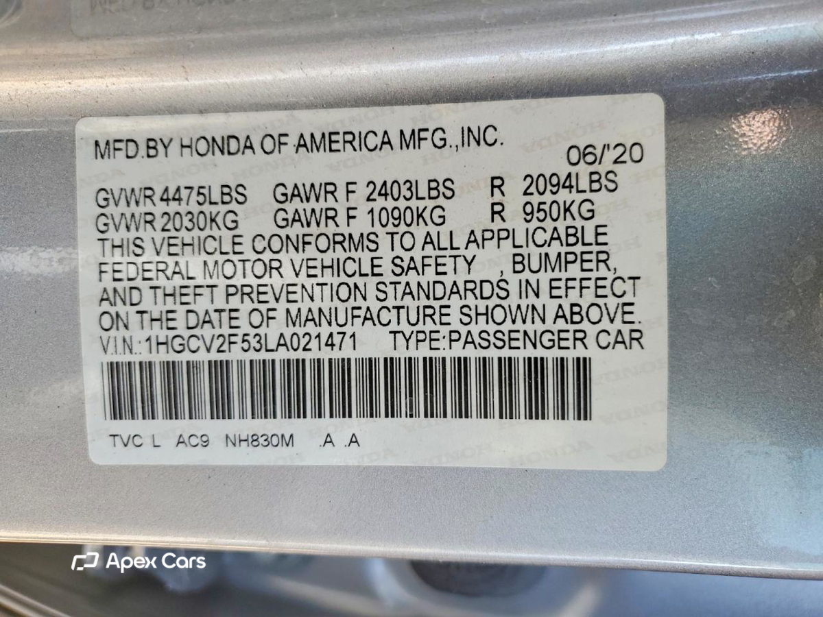 Honda Accord 2020