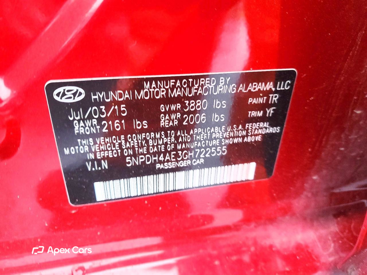 Hyundai Elantra 2016
