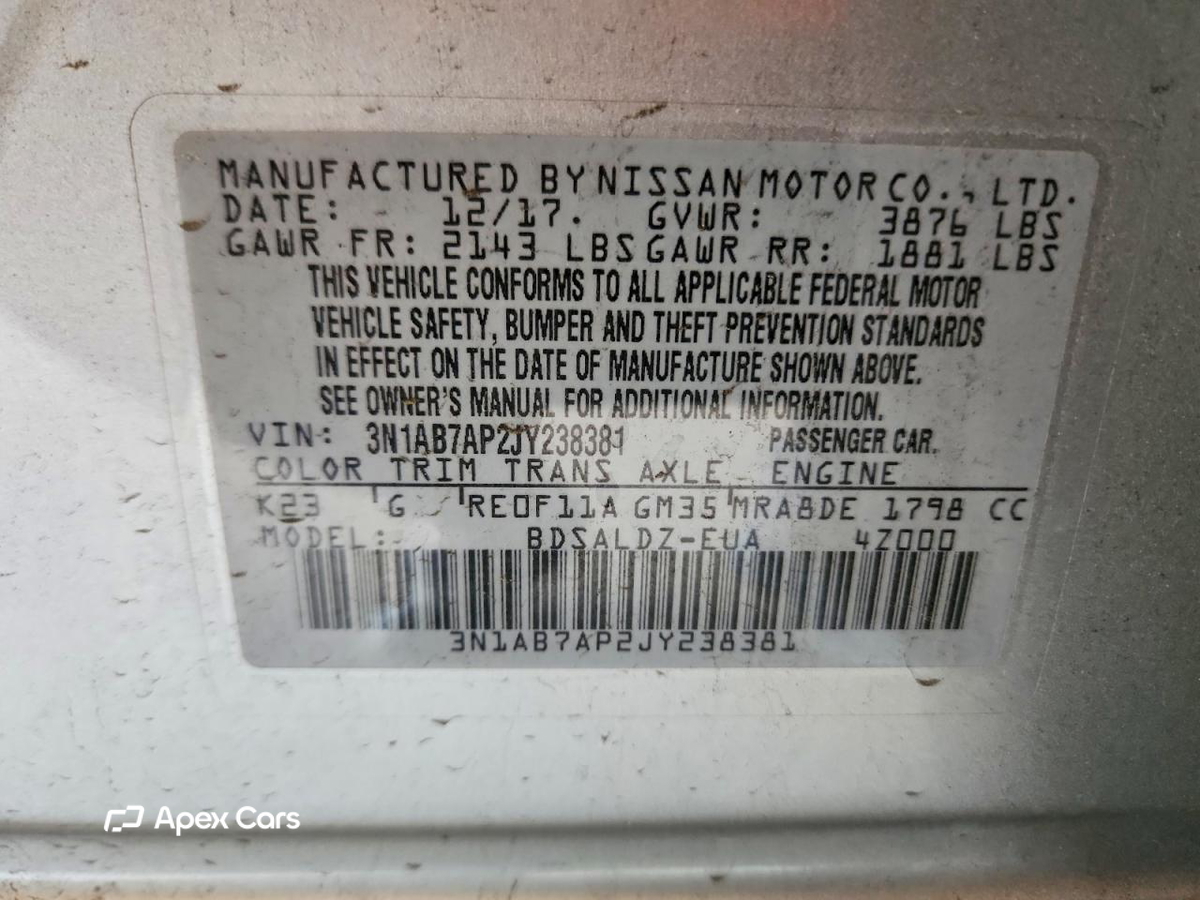 Nissan Sentra 2018
