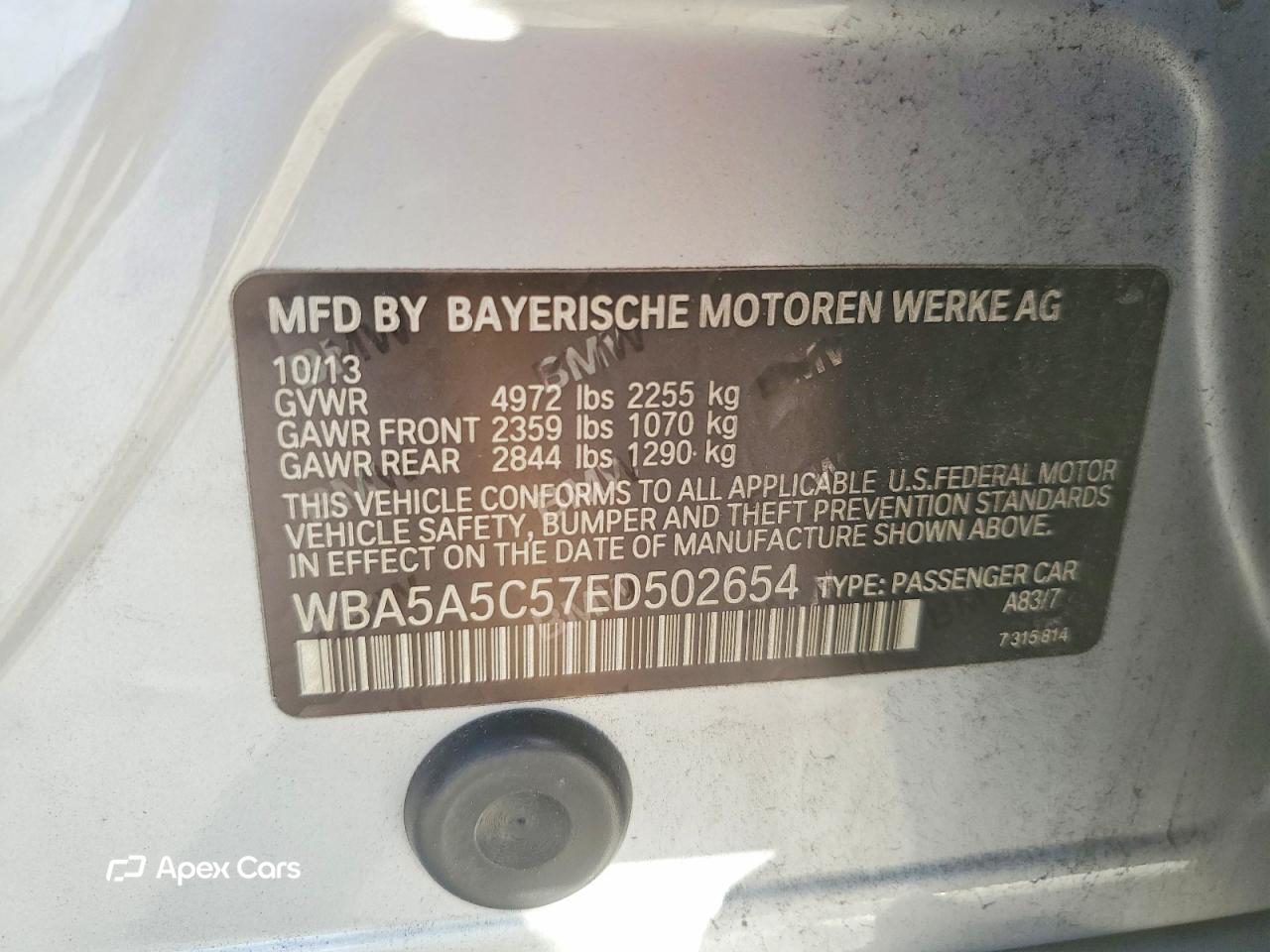 BMW Series 5 2014