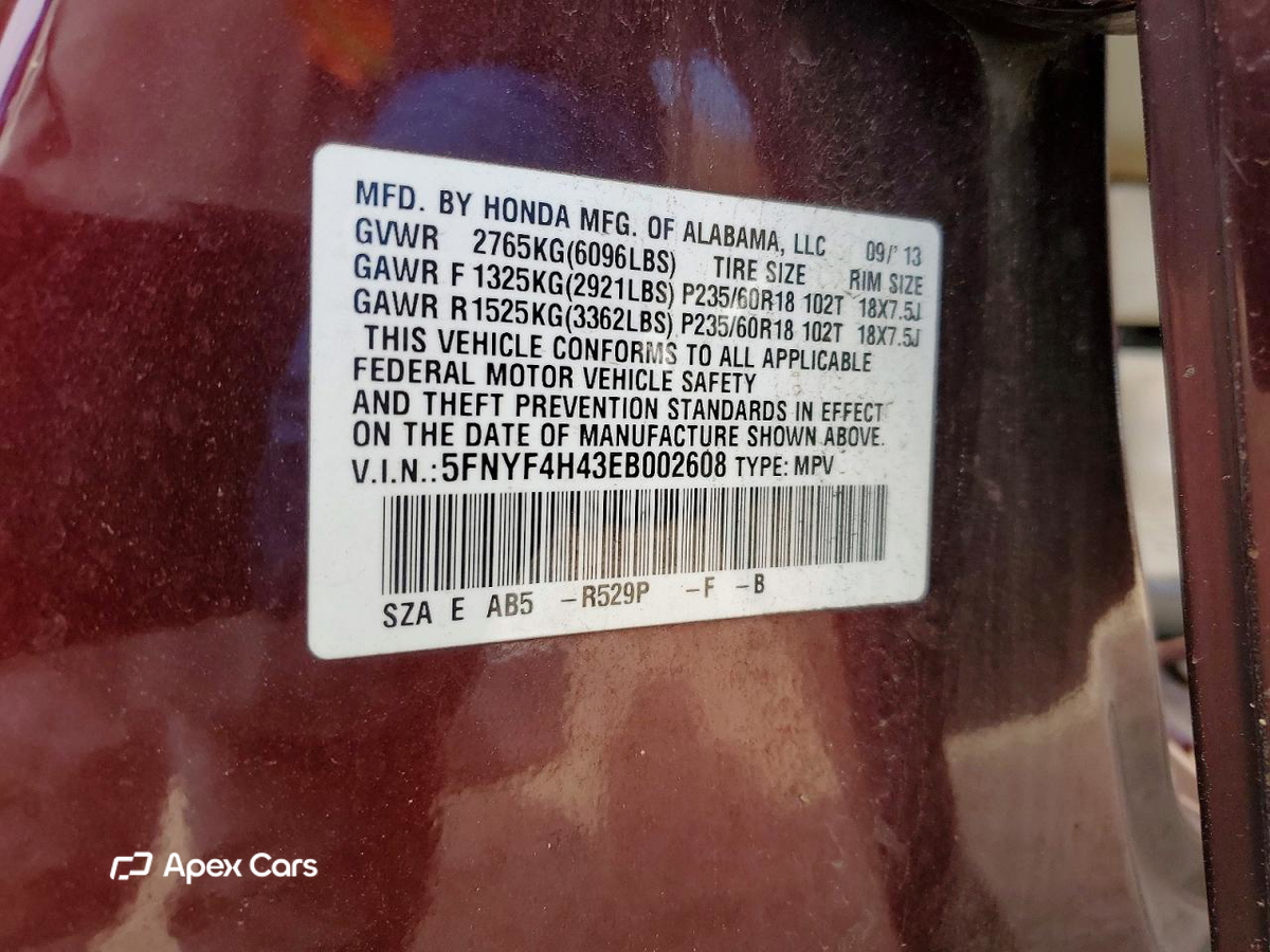 Honda Pilot 2014