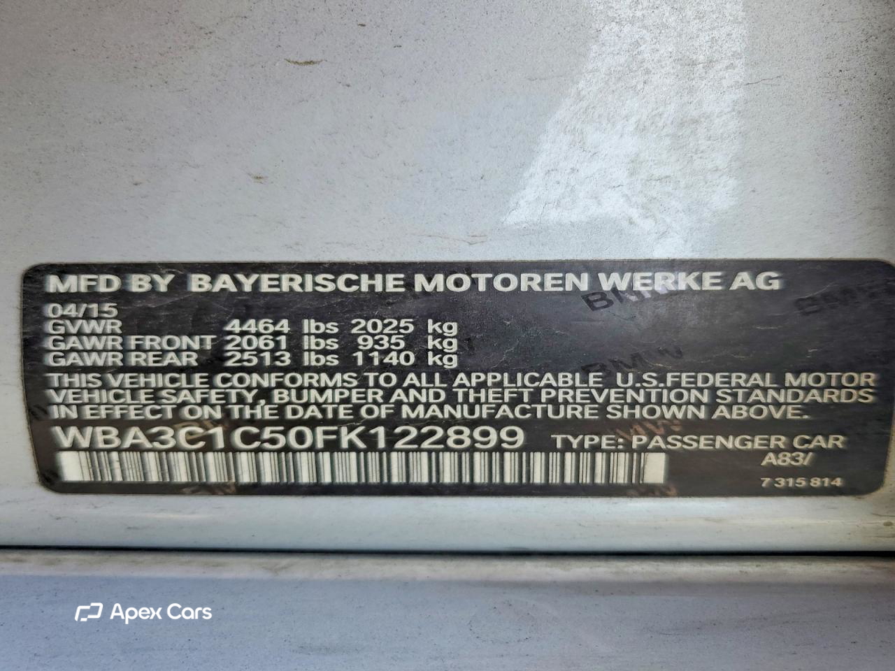 BMW Series 3 2015