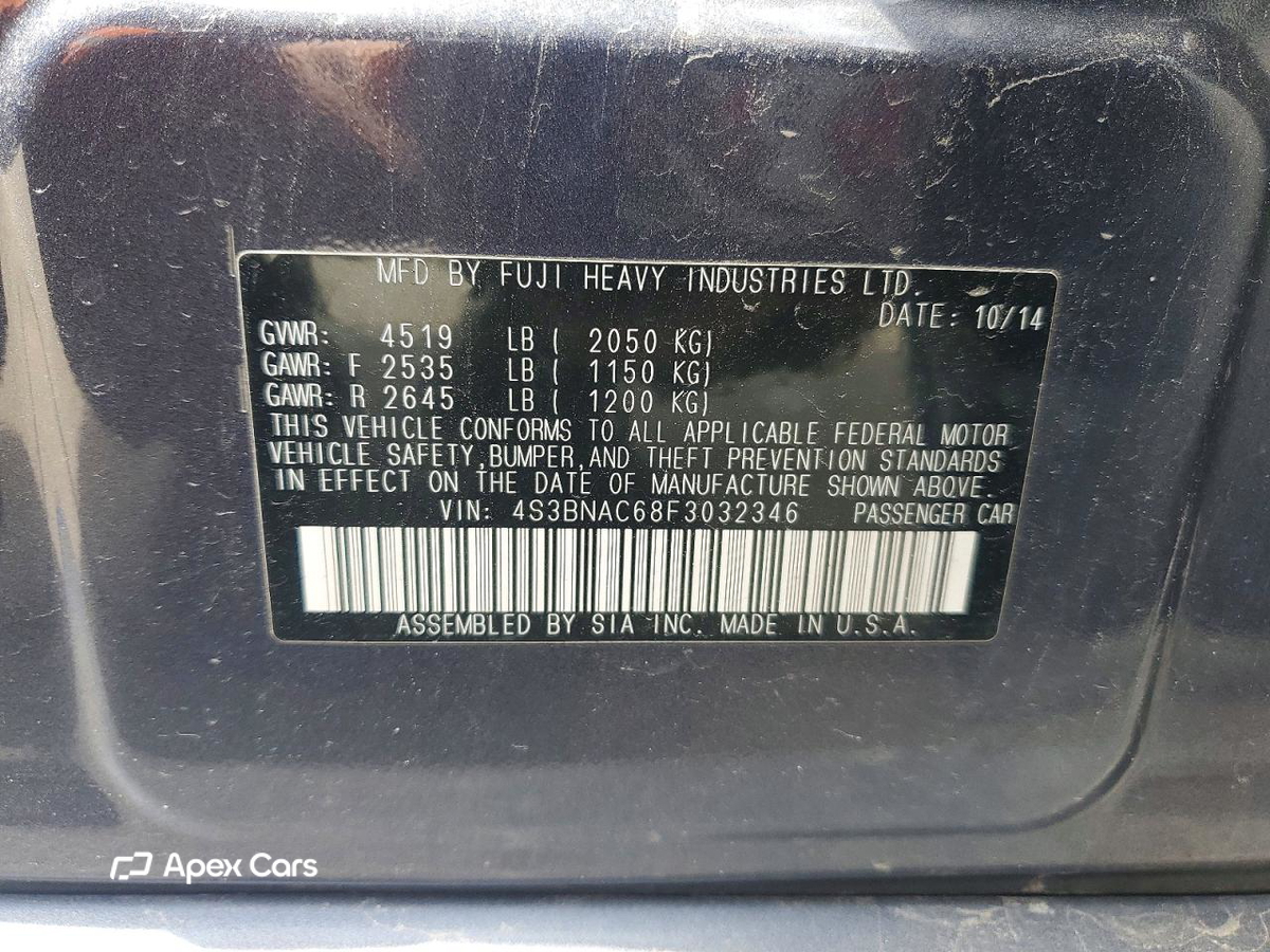Subaru Legacy 2015