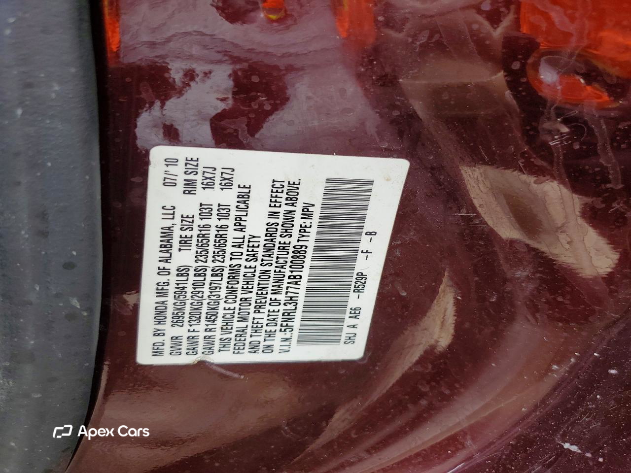 Honda Odyssey 2010