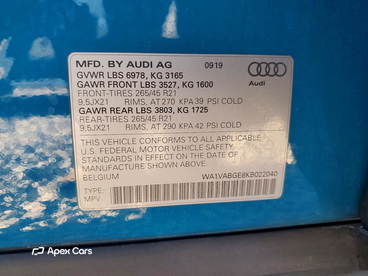 Audi e-tron 2019