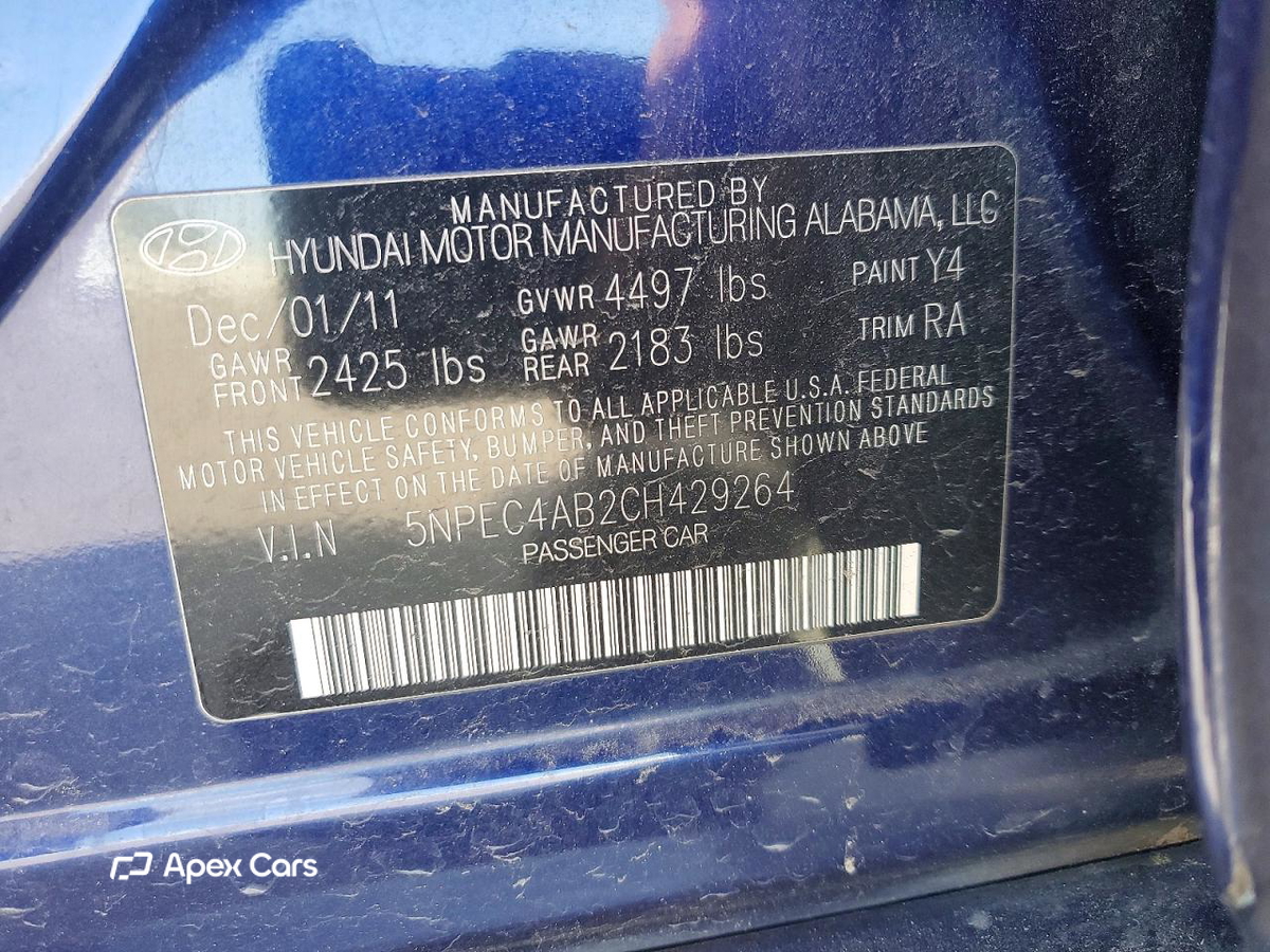 Hyundai Sonata 2012
