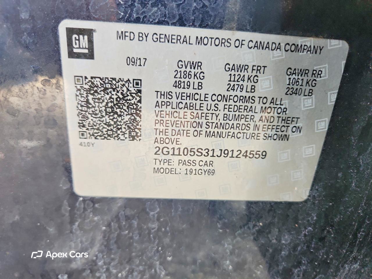 Chevrolet Impala 2018