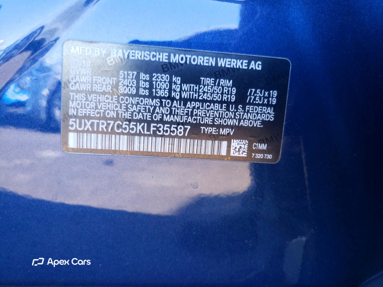 BMW X3 2019