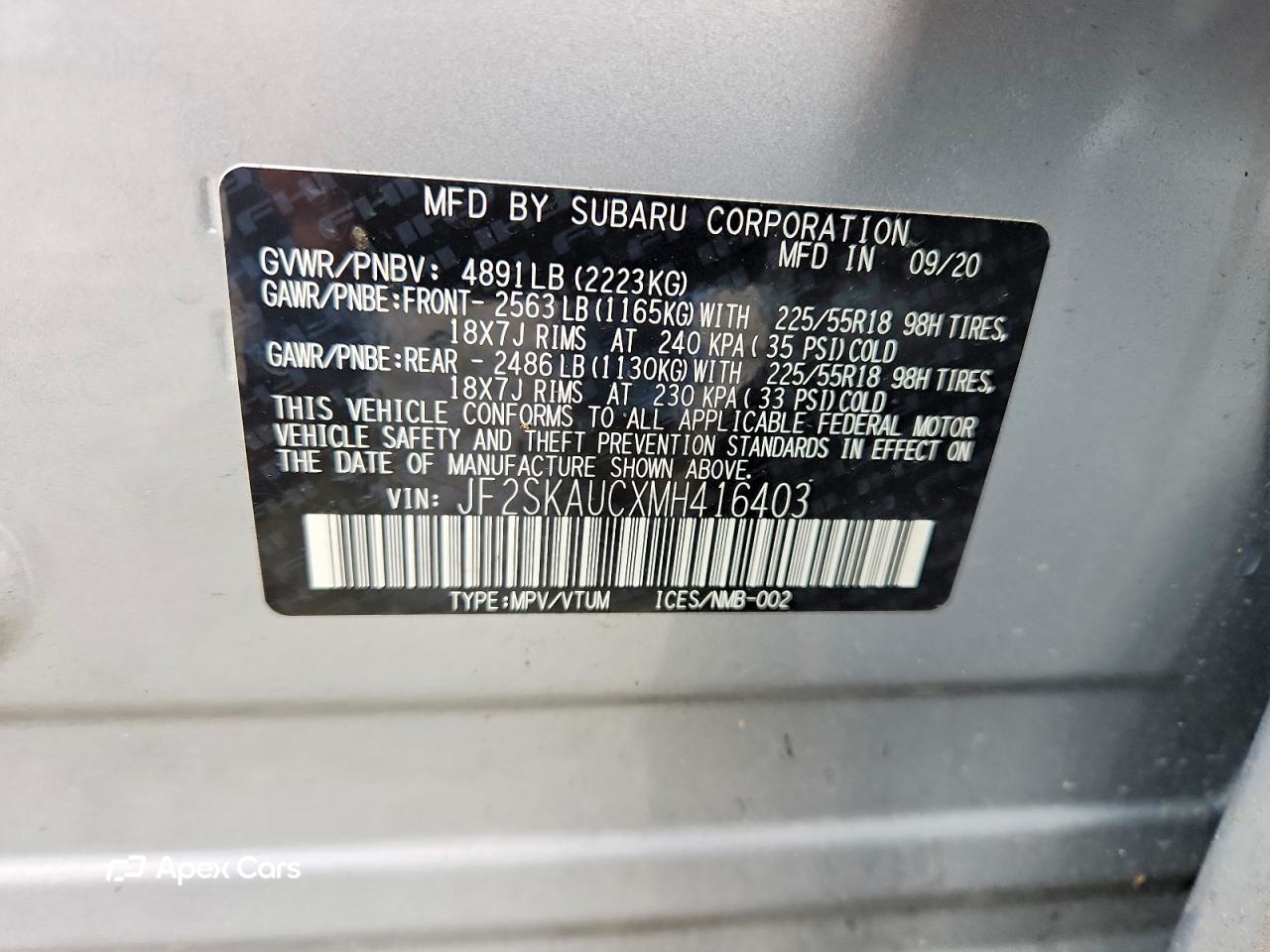 Subaru Forester 2021