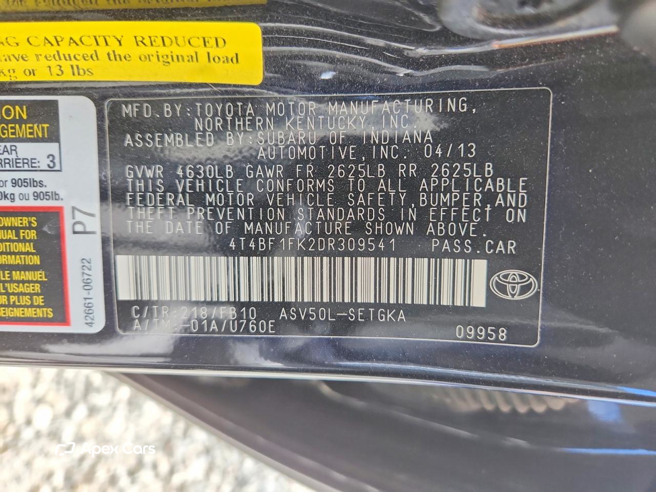 Toyota Camry 2013