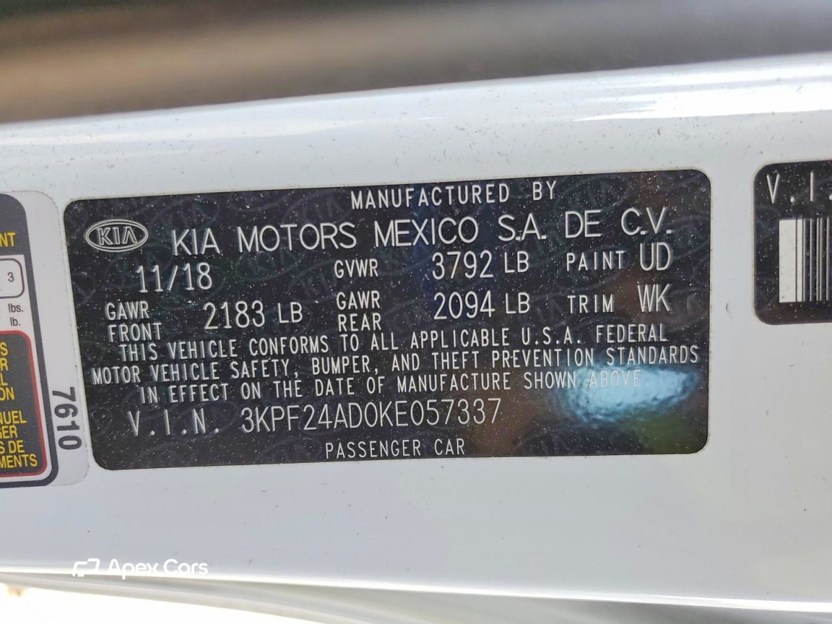 Kia Forte 2019