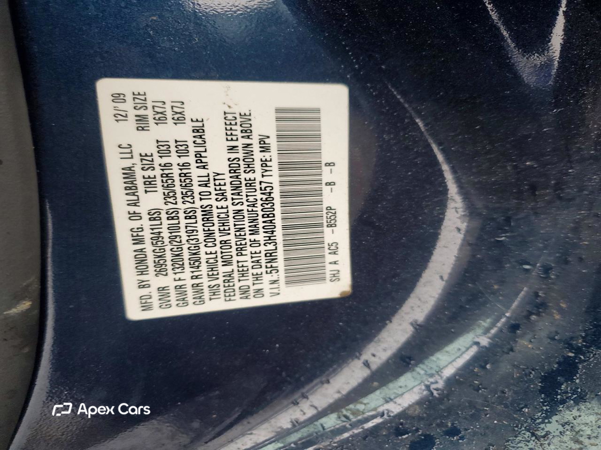 Honda Odyssey 2010