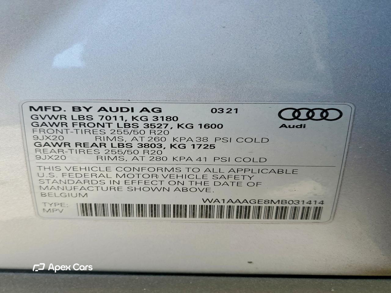 Audi e-tron 2021