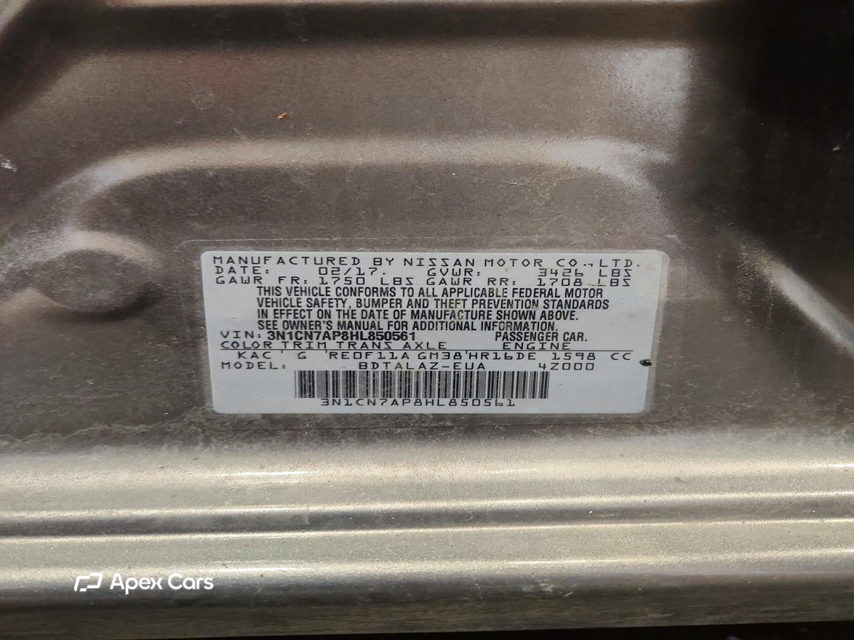 Nissan Versa 2017