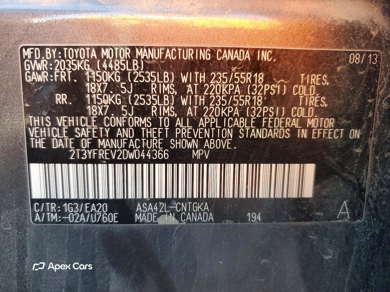 Toyota RAV 4 2013