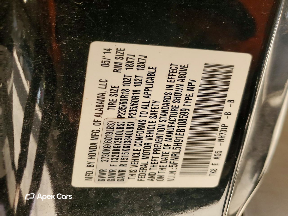 Honda Odyssey 2014