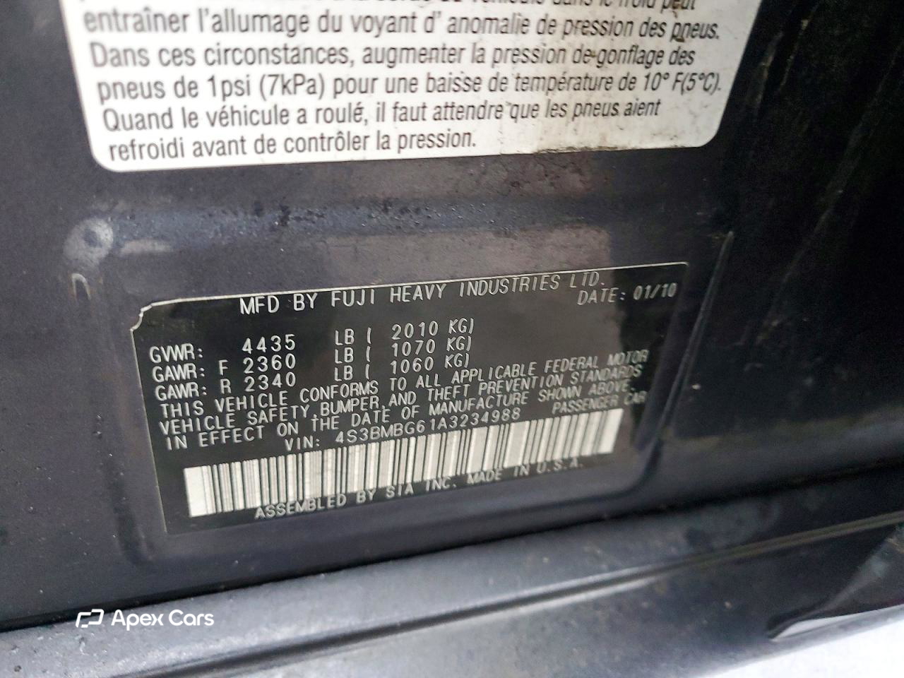 Subaru Legacy 2010