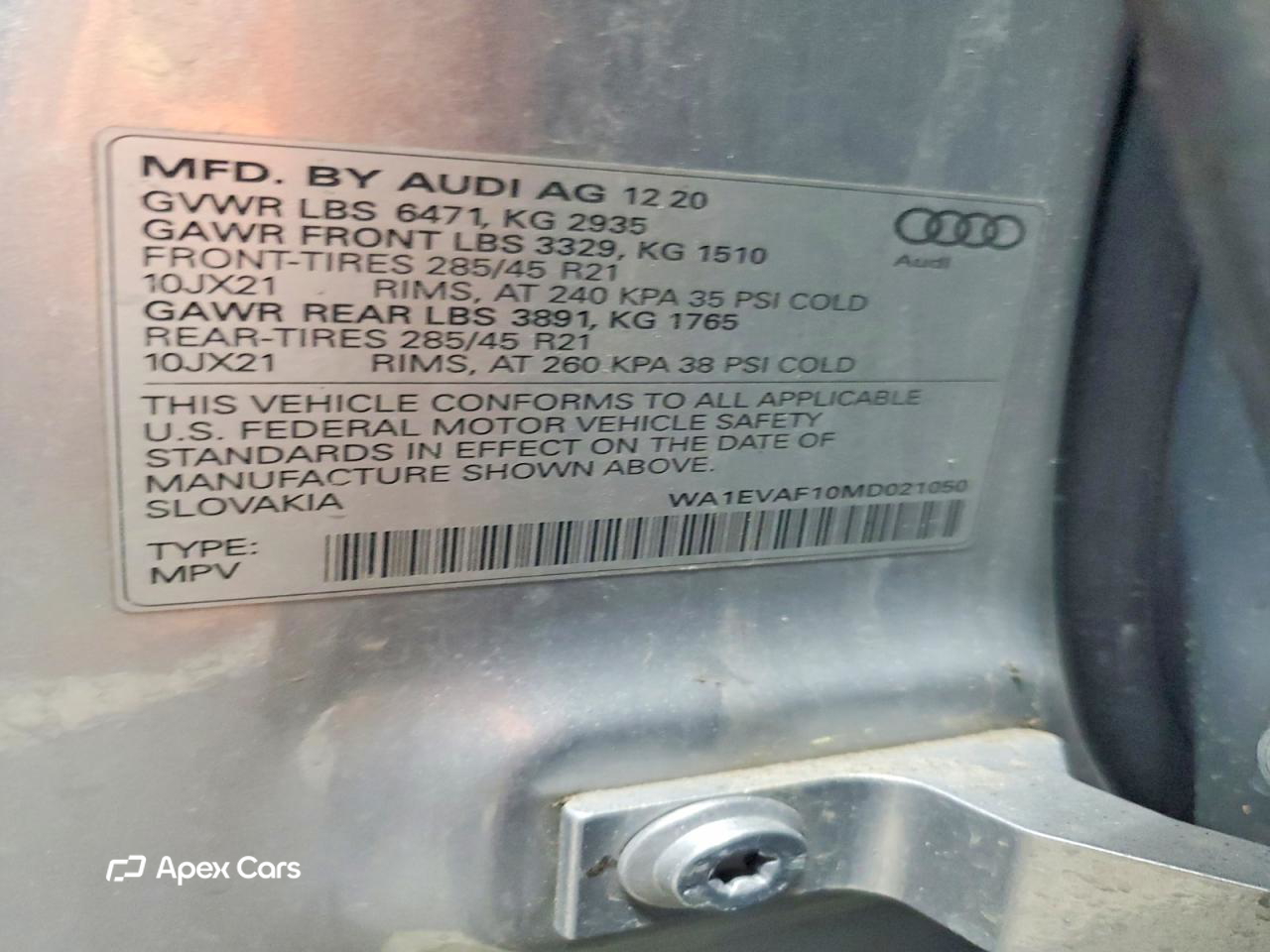Audi Q8 2021