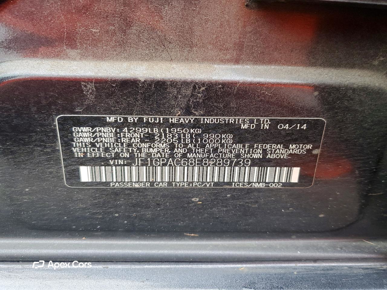 Subaru Impreza 2014