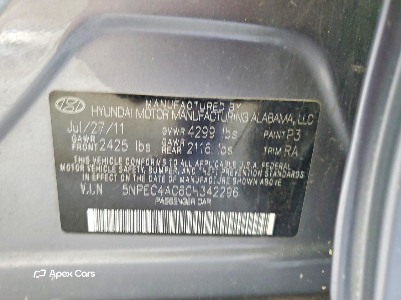 Hyundai Sonata 2012