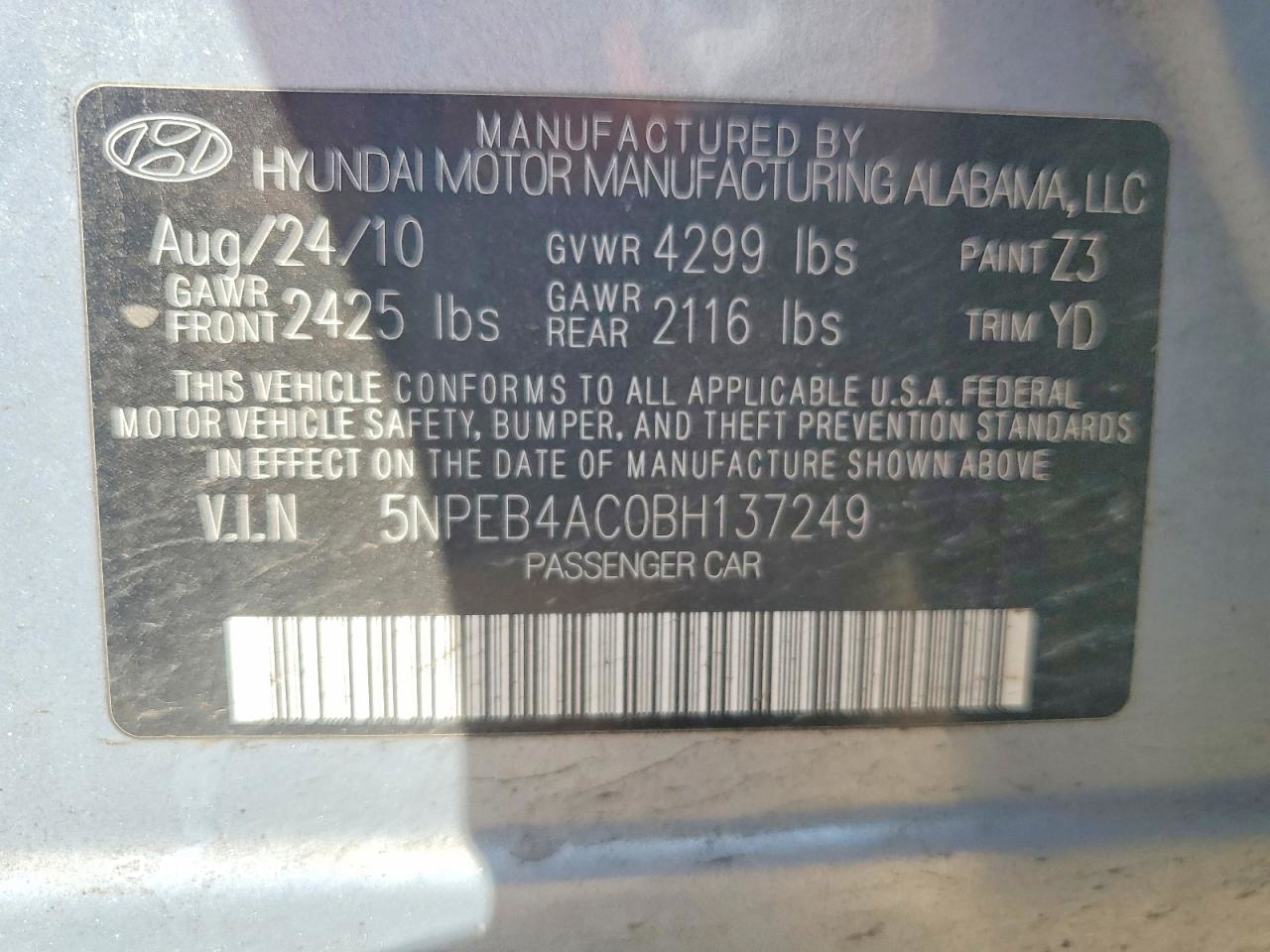 Hyundai Sonata 2011