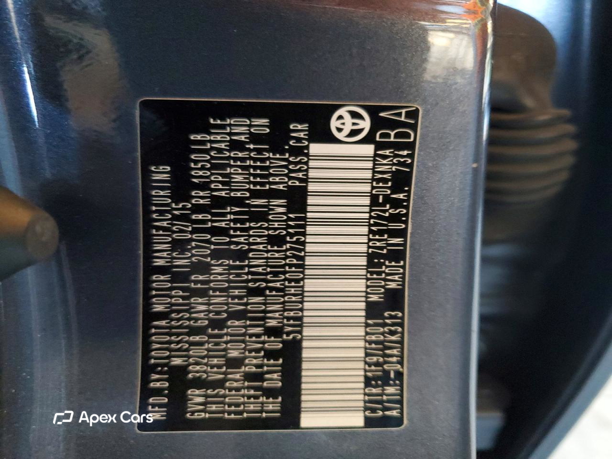 Toyota Corolla 2015