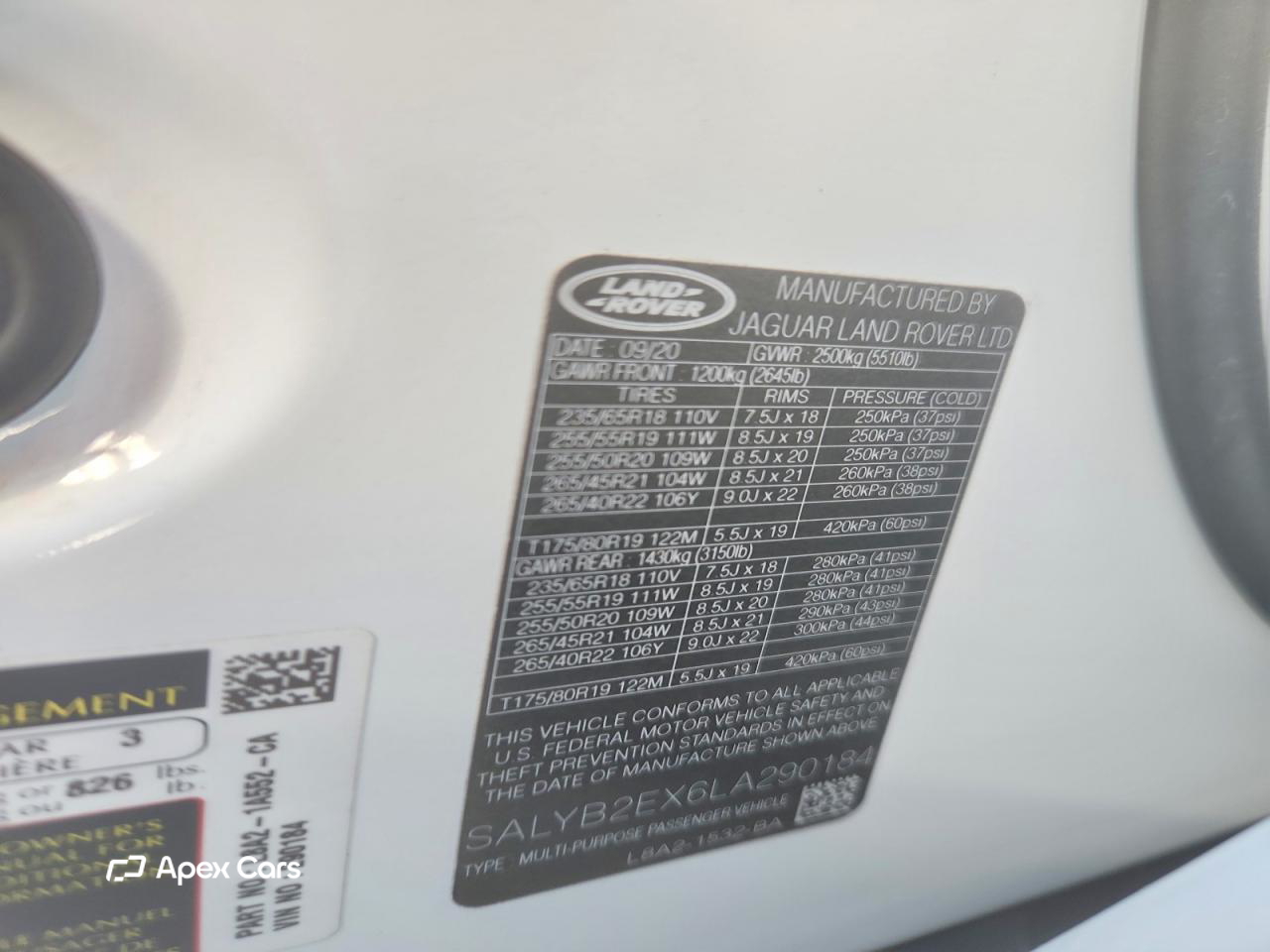 Land Rover Range Rover 2020