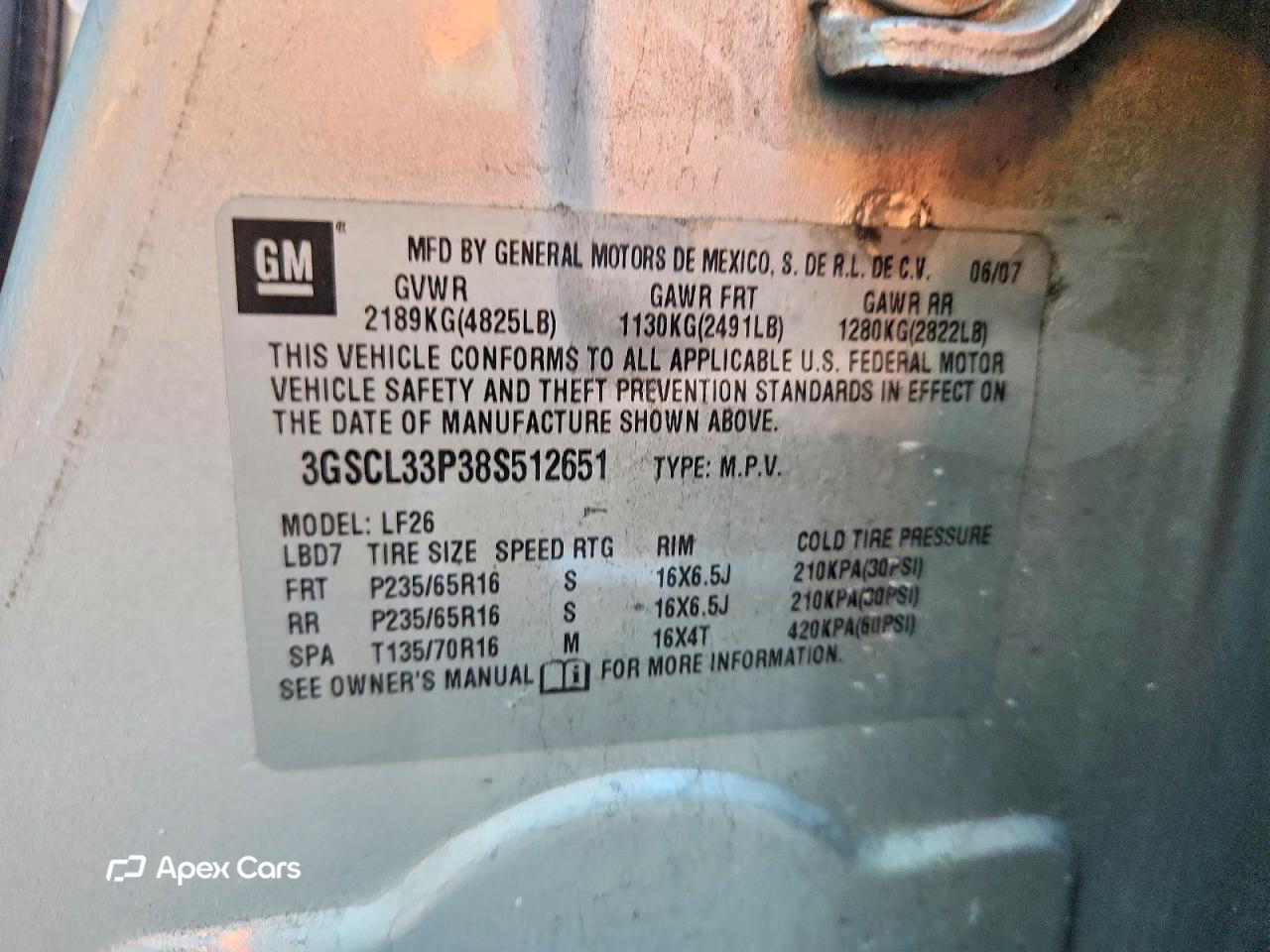 Saturn VUE 2008