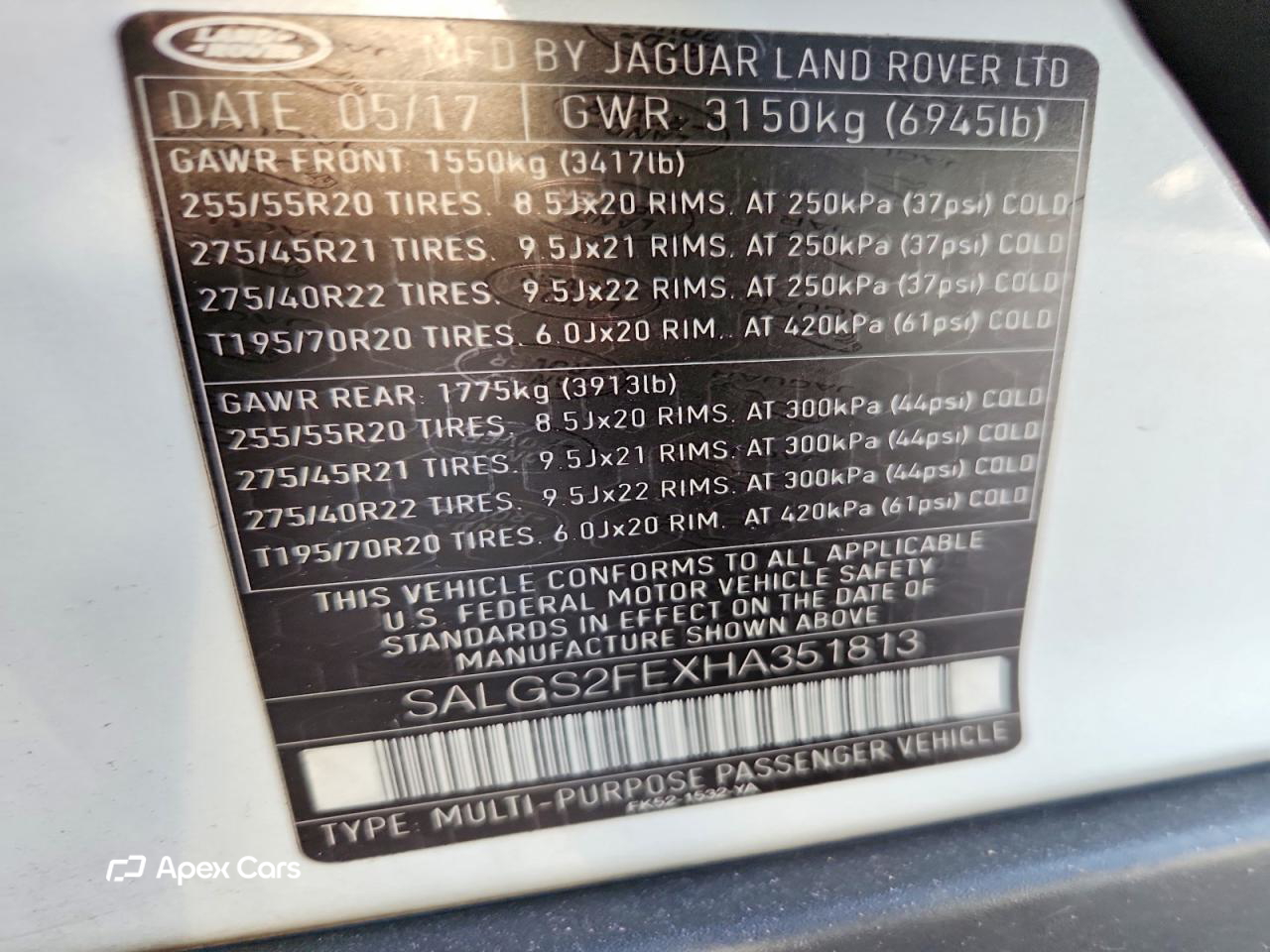 Land Rover Range Rover 2017