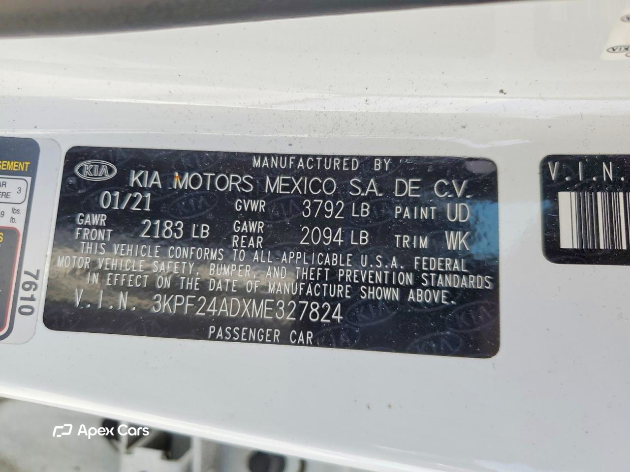 Kia Forte 2021