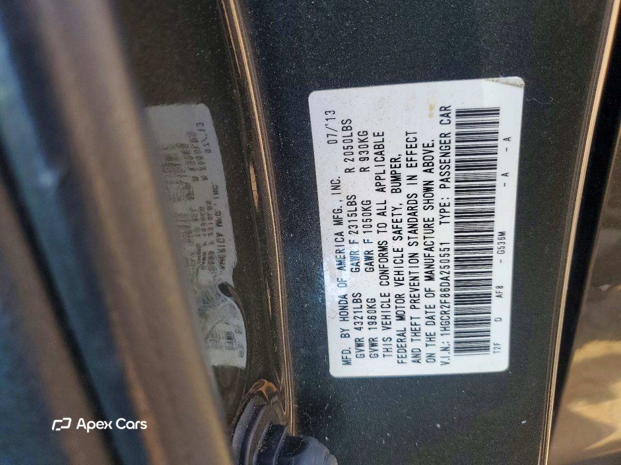 Honda Accord 2013