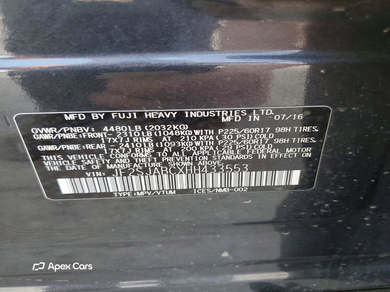 Subaru Forester 2017