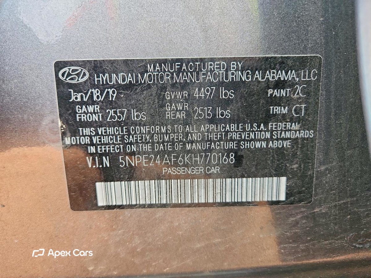 Hyundai Sonata 2019