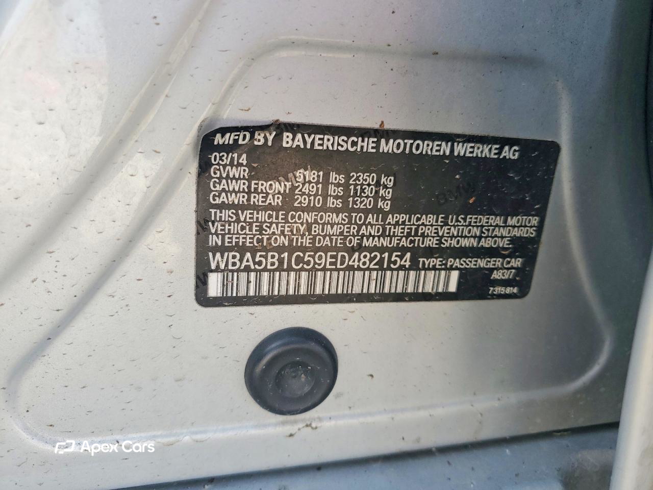 BMW Series 5 2014