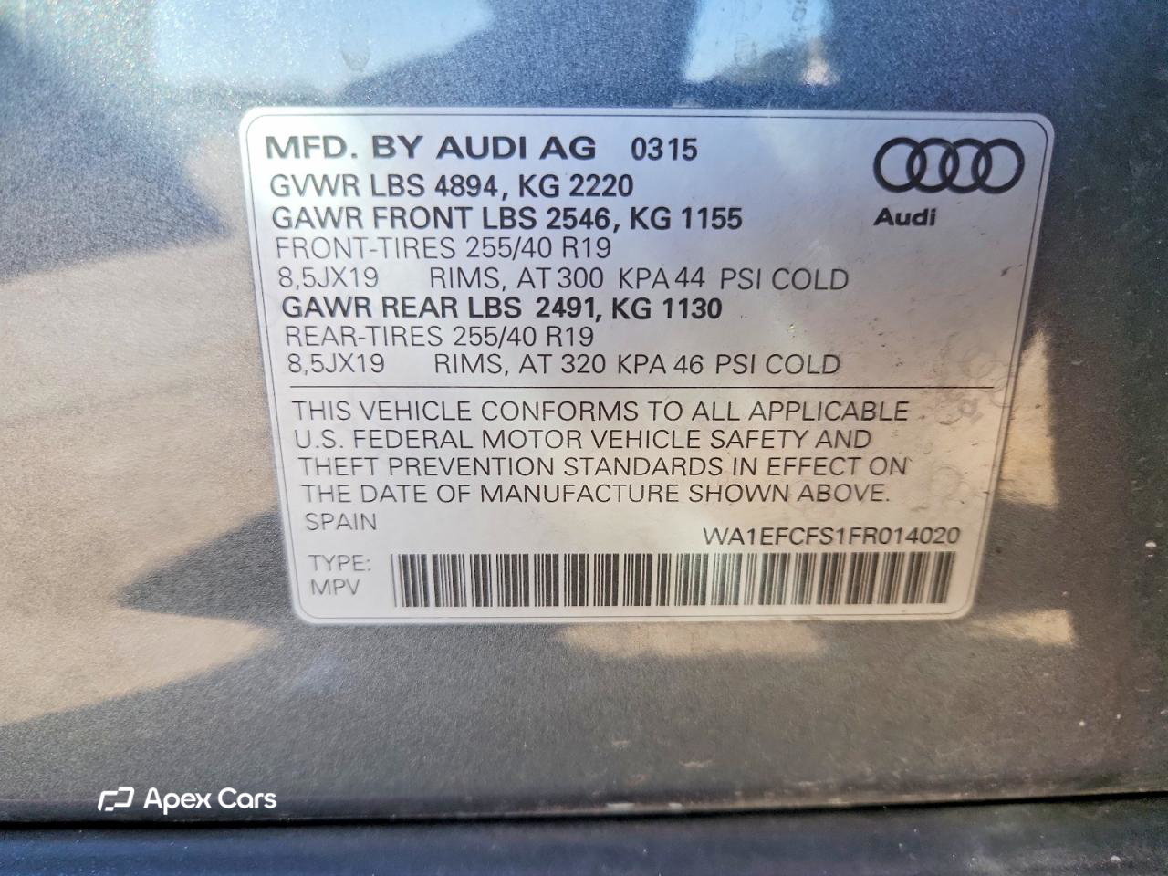 Audi Q3 2015